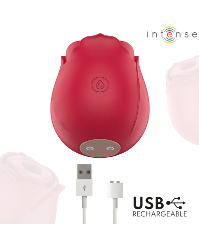 INTENSE - CAMELLIA SUCCION CLITORIALE ROSE PAR WAVES BORDEAUX
