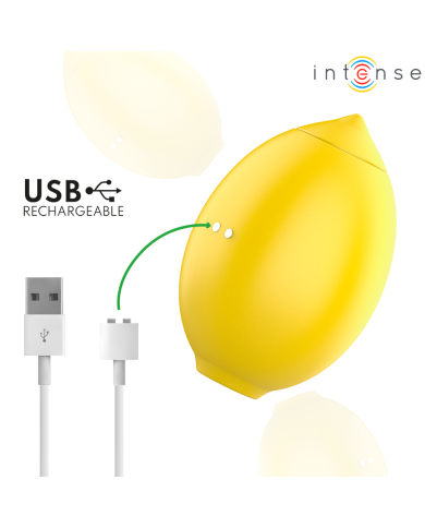 INTENSE - MONI STIMULATEUR DE SUCCION CLITORIELLE LEMON