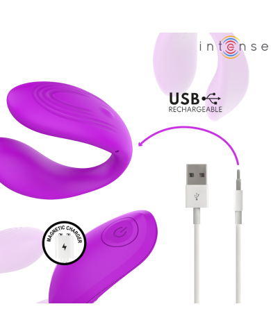 INTENSE - NORA STIMULATEUR À PINCE VIBRANTE VIOLET