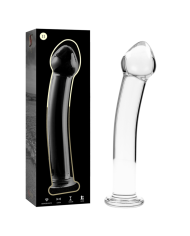 NEBULA SERIES BY IBIZA - MODÈLE 11 GODE EN VERRE BOROSILICATE CLAIR 16 CM -O- 3 CM
