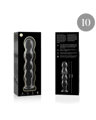 NEBULA SERIES BY IBIZA - MODÈLE 10 GODE EN VERRE BOROSILICATE CLAIR 16.5 CM -O- 3.5 CM