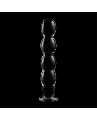 NEBULA SERIES BY IBIZA - MODÈLE 10 GODE EN VERRE BOROSILICATE CLAIR 16.5 CM -O- 3.5 CM
