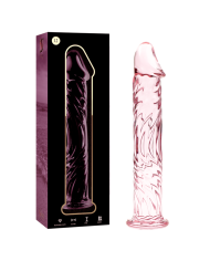 NEBULA SERIES BY IBIZA - MODÈLE 12 GODE EN VERRE BOROSILICATE CLAIR 17 CM -O- 3.5 CM