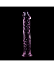 NEBULA SERIES BY IBIZA - MODÈLE 12 GODE EN VERRE BOROSILICATE CLAIR 17 CM -O- 3.5 CM