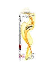 SHEER GLYDE - DAMS LAMINAS LATEX SEXE ORAL FRAISE