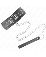 KINK - COLLIER AVEC BRACELET 65 CM BOUCLES ARGENT RÉGLABLES 33-46 CM X 5,5 CM
