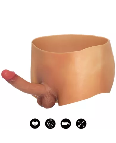 HIDDEN DESIRE - ALTER EGO BOXERSHOT AVEC PÉNIS 18 CM TAILLE L