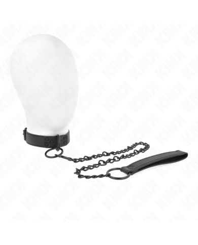 KINK - COLLIER AVEC LAISSE FONCÉE 65 CM AJUSTABLE 37-54 CM X 3 CM