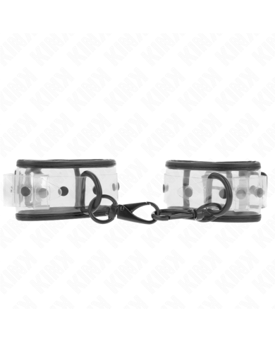 KINK - POIGNETS TRANSPARENTS AJUSTABLES 18-30 CM X 5,5 CM