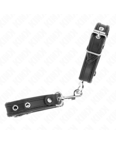 KINK - MINI BRACELETS NOIR AVEC CLOUS RÉGLABLES 16-22 CM X 2 CM