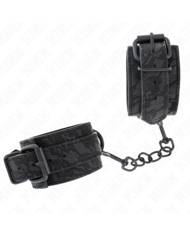 KINK - POIGNETS RECOUVERTS DE DENTELLE FONCÉE RÉGLABLE NOIR 19-26 CM