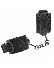 KINK - POIGNETS RECOUVERTS DE DENTELLE FONCÉE RÉGLABLE NOIR 19-26 CM