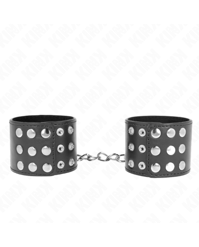 KINK - APPUI-POIGNETS AVEC BOUTON-PRESSION NOIR RÉGLABLE 19-24 CM X 5,5 CM