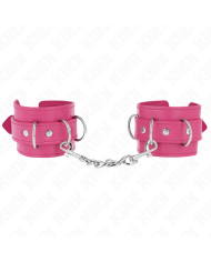KINK - 3 APPAREILS-POIGNETS AJUSTABLES ROSE 17,5-25 CM X 6 CM