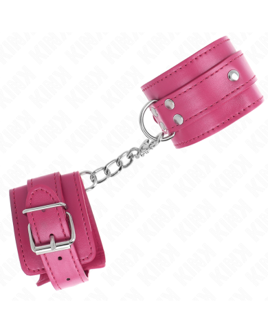 KINK - 3 APPAREILS-POIGNETS AJUSTABLES ROSE 17,5-25 CM X 6 CM