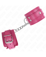 KINK - 3 APPAREILS-POIGNETS AJUSTABLES ROSE 17,5-25 CM X 6 CM