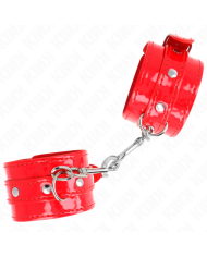 KINK - MANCHETTES BRILLANTES ROUGE AJUSTABLES 23-33 CM