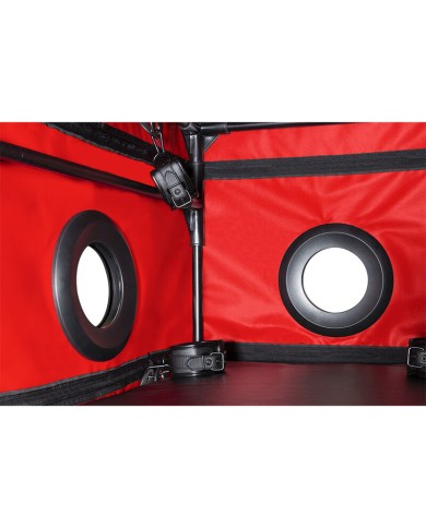 SECRET DOME - KINK CLUB LA NICHE CABINE NOIR ET ROUGE