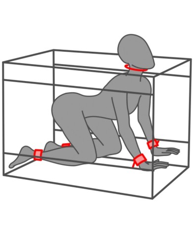 SECRET DOME - KINK CLUB LA NICHE CABINE NOIR ET ROUGE