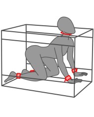 SECRET DOME - KINK CLUB LA NICHE CABINE NOIR ET ROUGE