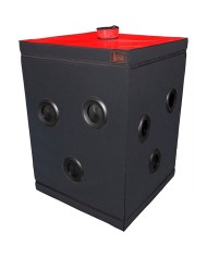 SECRET DOME - KINK CLUB CABIN SCANDALE NOIR ET ROUGE