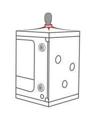 SECRET DOME - KINK CLUB CABIN SCANDALE NOIR ET ROUGE