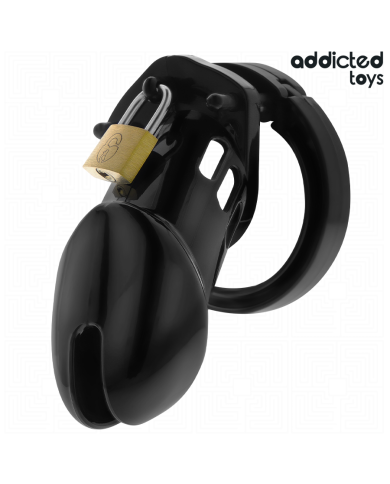 ADDICTED TOYS LOCKED - CAGE À PÉNIS OBSIDIAN HOLD TAILLE M