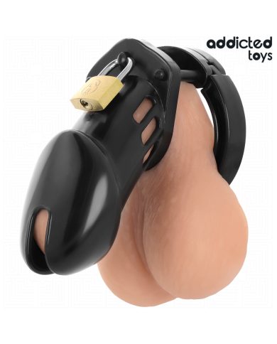 ADDICTED TOYS LOCKED - CAGE À PÉNIS OBSIDIAN HOLD TAILLE M