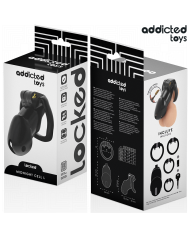 ADDICTED TOYS LOCKED - MINDNIGHT CELL CAGE À PÉNIS TAILLE L