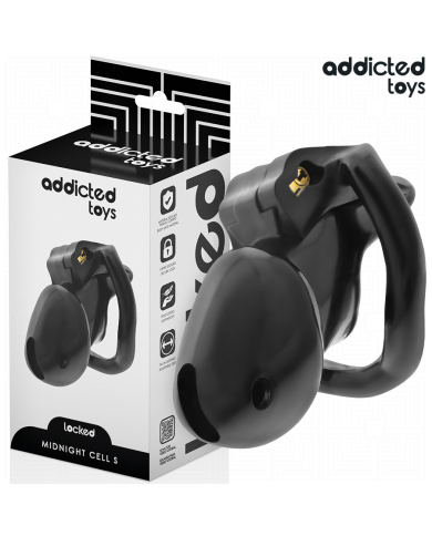ADDICTED TOYS LOCKED - MINDNIGHT CELL CAGE À PÉNIS TAILLE S