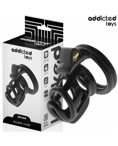 ADDICTED TOYS LOCKED - CAGE À PÉNIS GILDEN CAGE 8,5 CM