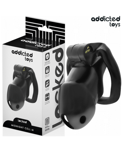 ADDICTED TOYS LOCKED - MINDNIGHT CELL CAGE À PÉNIS TAILLE M