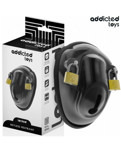 ADDICTED TOYS LOCKED - À PÉNIS VERROUILLÉE SANS CLÉ 11,5 CM