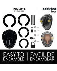 ADDICTED TOYS LOCKED - À PÉNIS VERROUILLÉE SANS CLÉ 11,5 CM