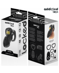 ADDICTED TOYS LOCKED - CAGE À PÉNIS UNBROKEN DEN 9,8 CM