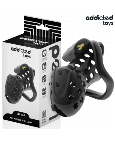 ADDICTED TOYS LOCKED - À PÉNIS CREUSE ENCHAÎNÉE 10,5 CM