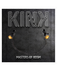 KINK - PINCES À METON CHAÎNE PLATE ET CLOCHE ARGENT 30 CM
