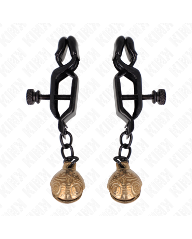 KINK - PINCES À METELONS STYLE CLOCHE NOIR 7 CM