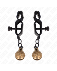 KINK - PINCES À METELONS STYLE CLOCHE NOIR 7 CM