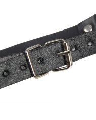 SUBBLIME - 953720 PINCES À SEINS EN CUIR BONDAGE NOIRES TAILLE UNIQUE