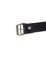 SUBBLIME - 953720 PINCES À SEINS EN CUIR BONDAGE NOIRES TAILLE UNIQUE