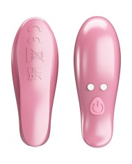 PRETTY LOVE - PINCES À TÉTONS CAILEY 10 VIBRATIONS TÉLÉCOMMANDE ROSE