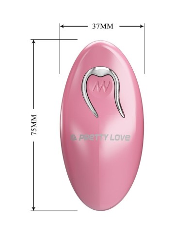 PRETTY LOVE - PINCES À TÉTONS CAILEY 10 VIBRATIONS TÉLÉCOMMANDE ROSE