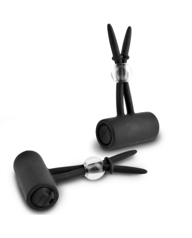 FETISH FANTASY ÉDITION LIMITÉE - SUÇON DE TÉTONS VIBRANT EN SILICONE