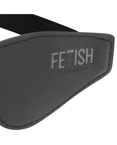 FETISH SUBMISSIVE - MASQUE EN CUIR VÉGAN AVEC DOUBLURE EN NOPRÈNE