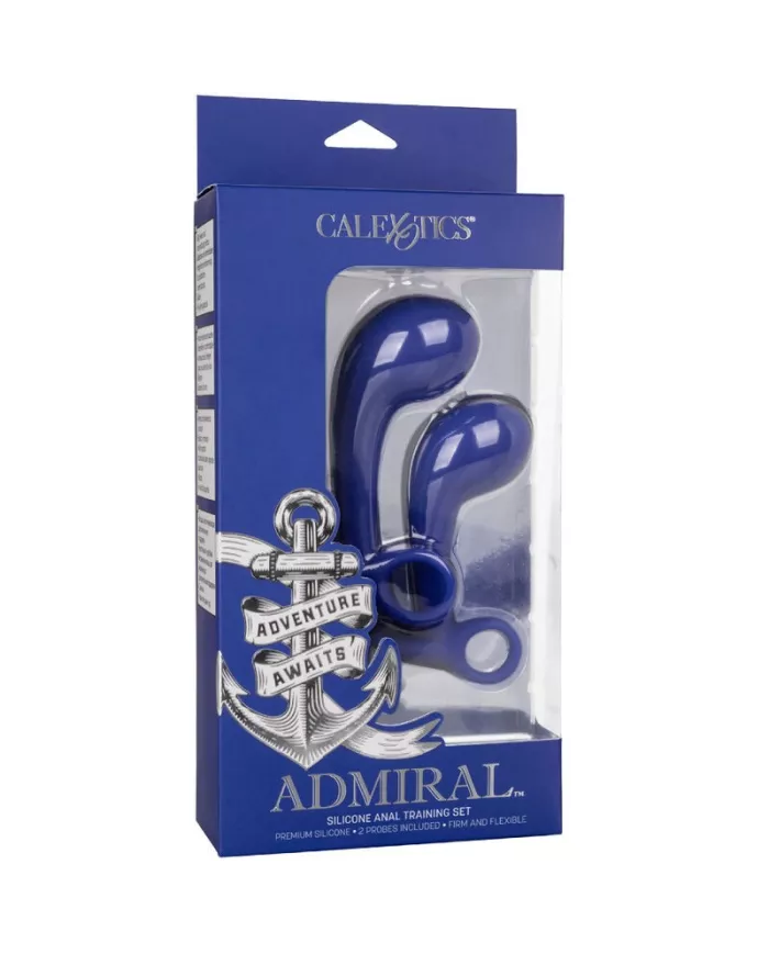 CALEXOTICS - ADMIRAL SET 2 PLUG ANAL BLEU CALEXOTICS - ADMIRAL SET 2 PLUG ANAL BLEU