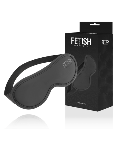 FETISH SUBMISSIVE - MASQUE EN CUIR VÉGAN II AVEC DOUBLURE EN NOPRÈNE