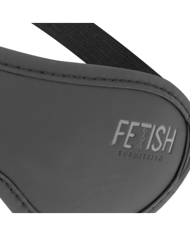 FETISH SUBMISSIVE - MASQUE EN CUIR VÉGAN II AVEC DOUBLURE EN NOPRÈNE