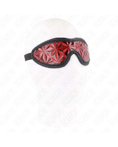 KINK - SERRE-TÊTE MOTIF DIAMANTS ROUGE 20,5 x 6 CM