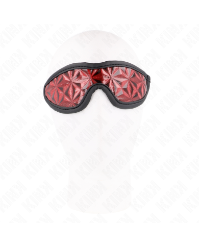KINK - SERRE-TÊTE MOTIF DIAMANTS ROUGE 20,5 x 6 CM